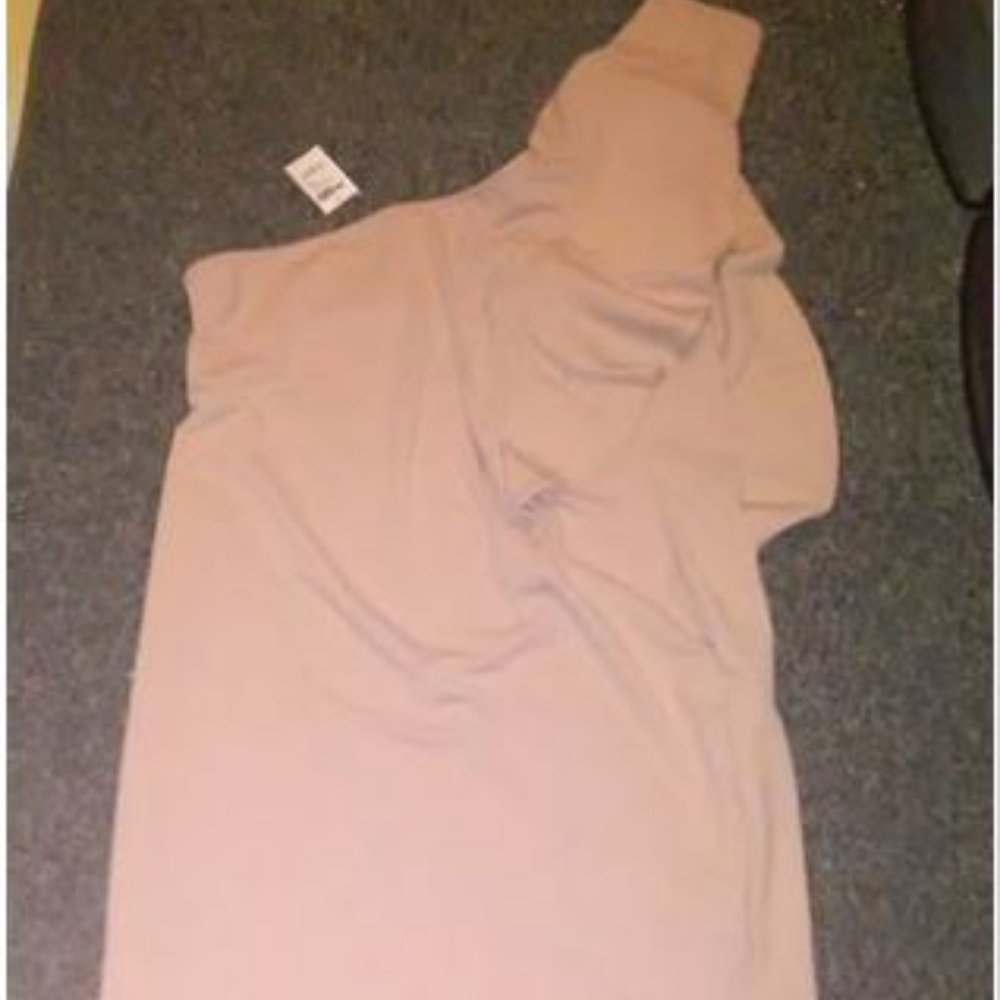 ( Plus Size ) Ruffle One-Shoulder Bodycon Dress - Picture 2 of 2
